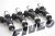 Custom Flow Matched 850cc fuel injectors for Import Fit, Mazda, Mitsubishi, Toyota, and more.
