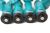 23209-28080, 376cc, 12-hole fuel injector.  Stage-1 upgrade for 1ZZ, 2ZZ, 1GR, FJ Cruiser, 1NZFE, Suzuki