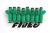 Genuine Bosch 42lb, 450cc, 0280155968, Green Giant Fuel Injectors. Factory flow-matched sets available