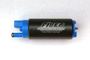 Fiveo 00042 Straight-Through Inlet/Outlet Fuel Pump.  Inlet/Outlet are In-line