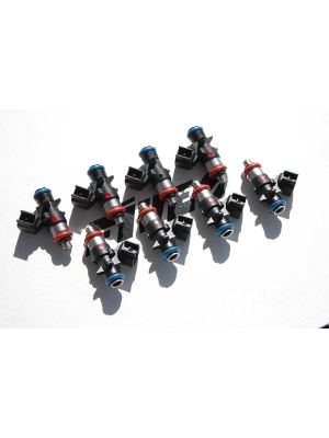 EV14 630cc 60lb Fuel Injector Compact US Fit: Brand-new, high-performance, custom flow-matched, 630cc/ 60lb/hr fuel injectors for the 6.2L LSA, LS3, LS9 engine.