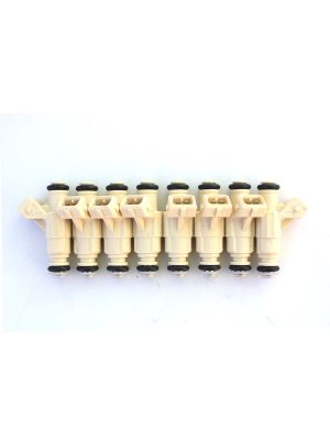Use this genuine Bosch OEM replacement fuel injector: Land Rover V-8 engine.