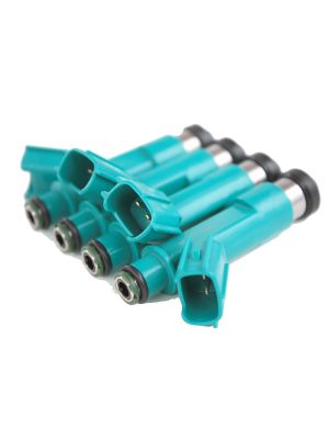 23209-28080, 376cc, 12-hole fuel injector.  Stage-1 upgrade for 1ZZ, 2ZZ, 1GR, FJ Cruiser, 1NZFE, Suzuki