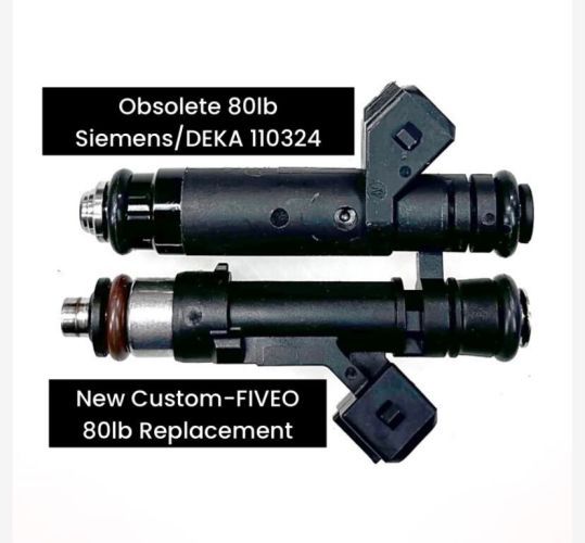ベース AKIMA & NEOS Multi Tube Direct Injector Seadoo 80lb Siemens Flow-Matched Fuel Injector Sets