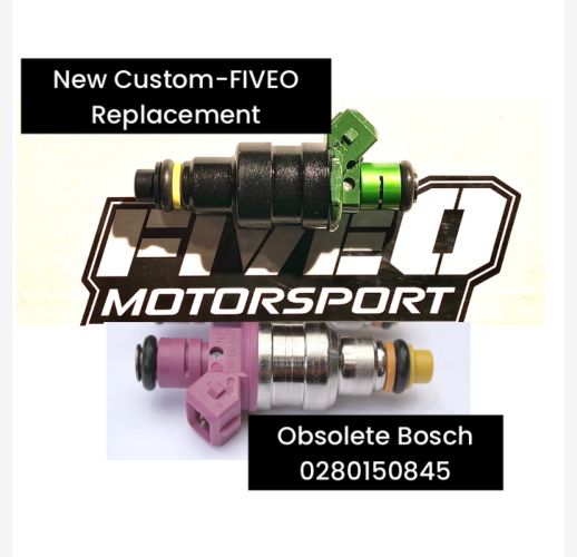 Custom FIVEO direct fit replacement for the obsolete Bosch pink-top 0280150845