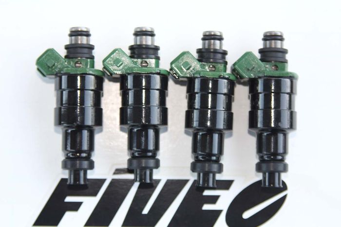 EV1 Style 450cc Fuel Injectors Low Impedance Custom Import Fit