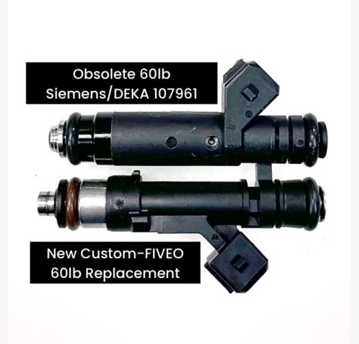 New Fiveo EV14-style Fuel Injector Replacement for Siemens Deka 107961